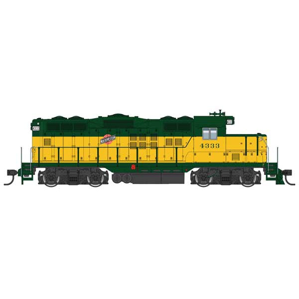 Walthers Mainline HO Scale EMD GP9 Phase II Chopped Nose DC Chicago & North Western(TM) #4333