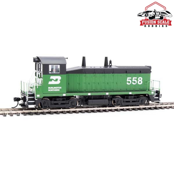 Walthers Mainline HO Scale EMD NW2 Phase V Standard DC Burlington Northern #558