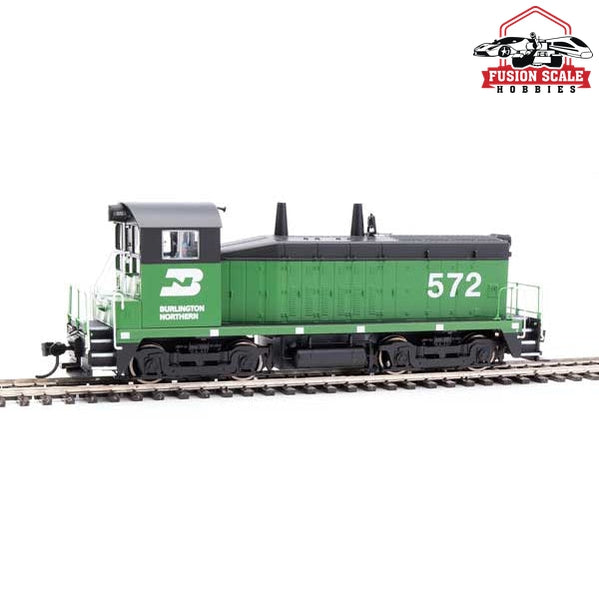 Walthers Mainline HO Scale EMD NW2 Phase V Standard DC Burlington Northern #572