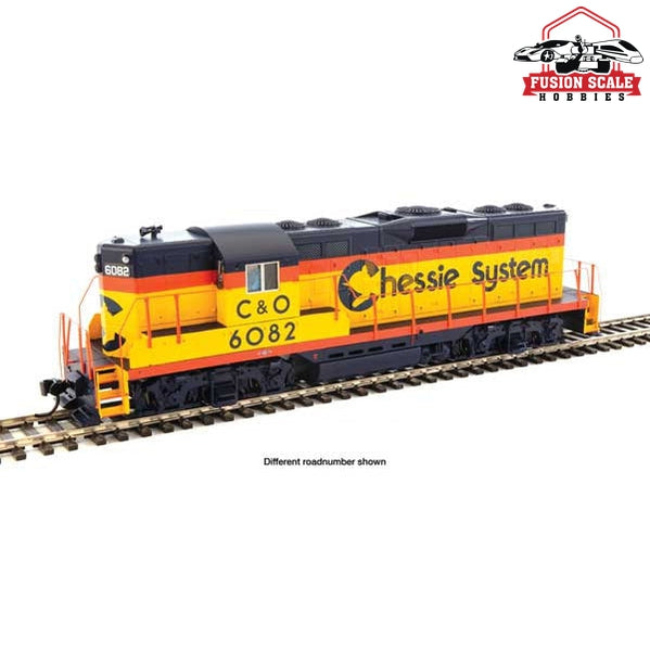 Walthers Mainline HO Scale EMD GP9 Phase II with High Hood ESU(R) Sound and DCC Chessie/C&O #6189