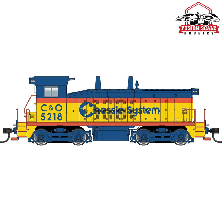 Walthers Mainline HO Scale EMD SW7 ESU Sound & DCC Chessie System Chesapeake & Ohio #5218 (Phase I; yellow, vermillion, blue)