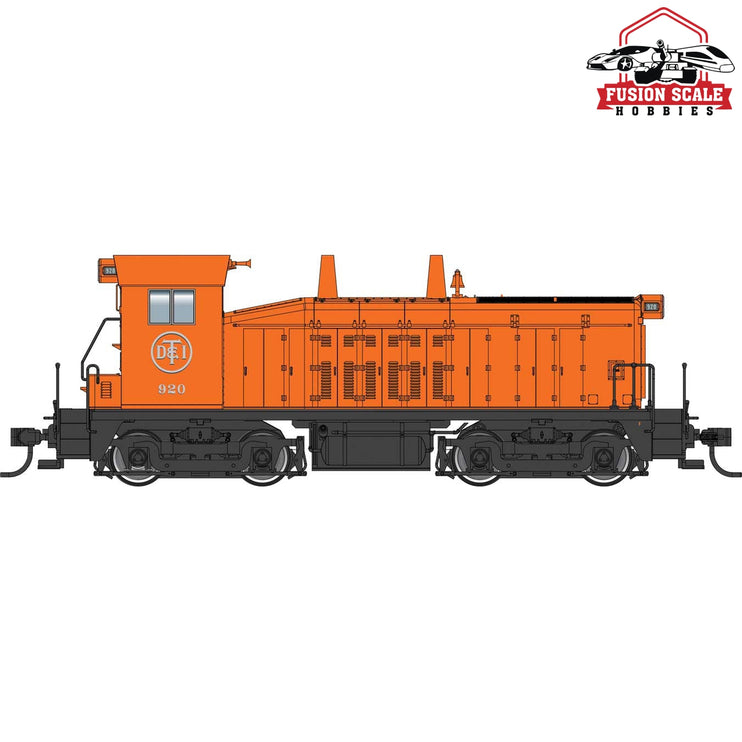 Walthers Mainline HO Scale EMD SW7 ESU Sound & DCC Detroit, Toledo & Ironton #920 (Phase II; orange, black)