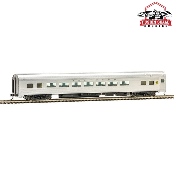 Walthers Mainline HO Scale 85' Budd Large-Window Coach Ready to Run Southern Railway (silver)