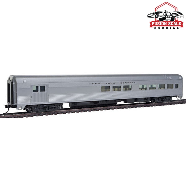 Walthers Mainline HO Scale 85' Budd Baggage-Lounge Ready to Run New York Central (silver)