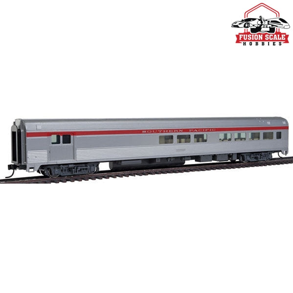 Walthers Mainline HO Scale 85' Budd Baggage-Lounge Ready to Run Southern Pacific (silver, red)