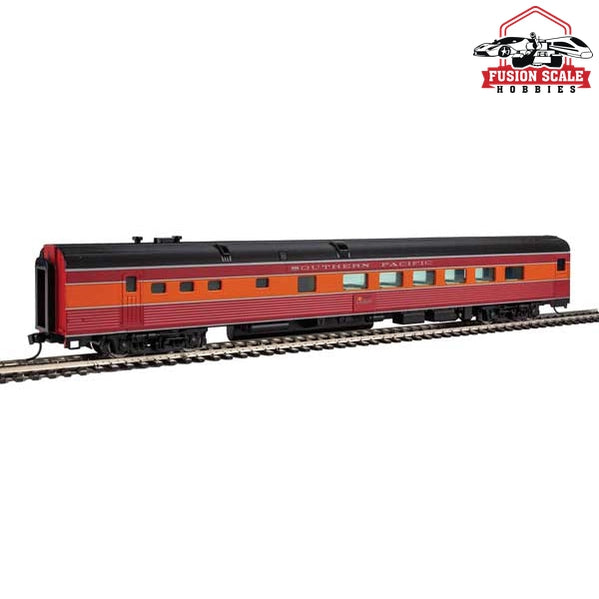 Walthers Mainline HO Scale 85' Budd Diner Ready to Run Southern Pacific(TM) (Daylight; red, orange, black)