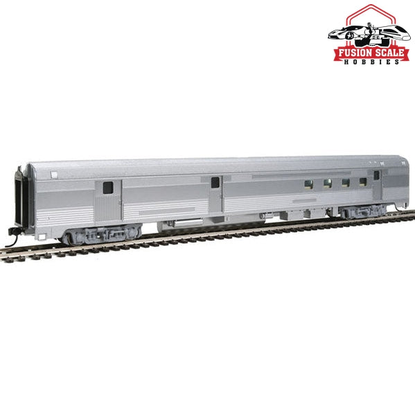 Walthers Mainline HO Scale 85' Budd Baggage-Railway Post Office Ready To Run Painted, Unlettered (silver)