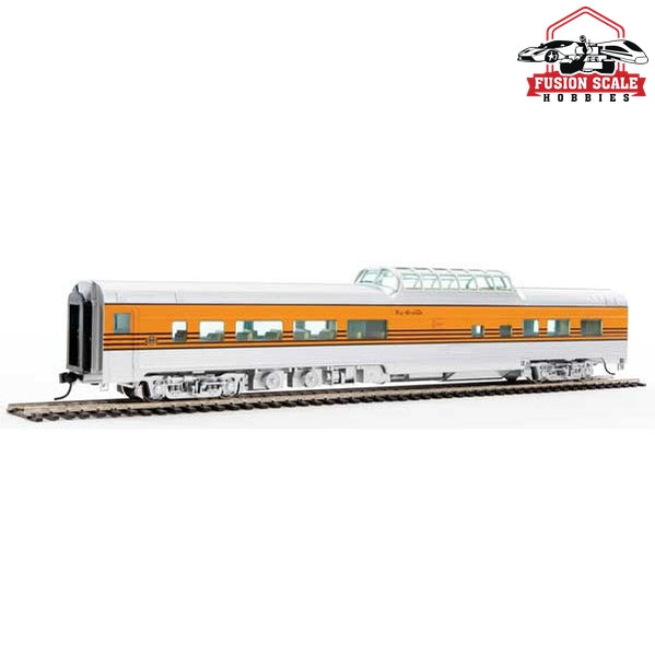 Walthers Mainline HO Scale 85' Budd Dome Coach Ready to Run Denver & Rio Grande Western(TM)