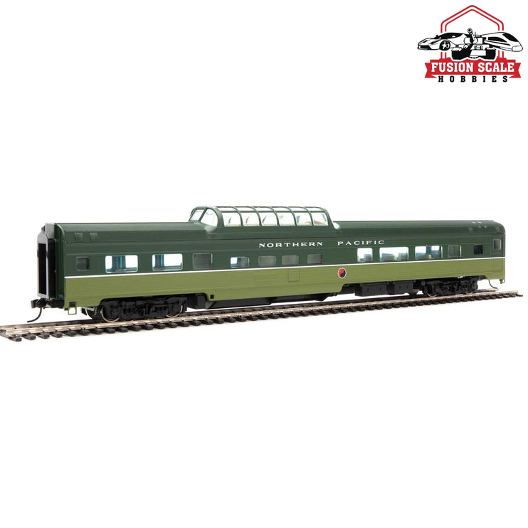 Walthers Mainline HO Scale 85' Budd Dome Coach Ready to Run Northern Pacific