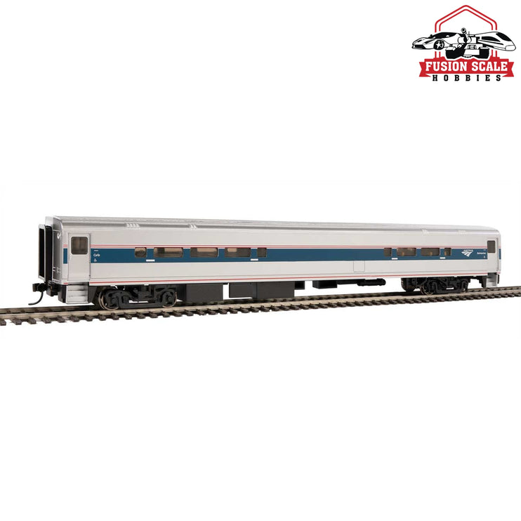 Walthers Mainline HO Scale 85' Horizon Cafe/Club Food Service Car Ready to Run Amtrak(R) (Phase VI, Travelmark)