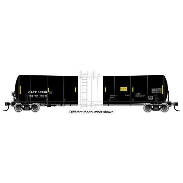 Walthers Mainline HO Scale Trinity 25,000-Gallon Tank Car GATX #18335