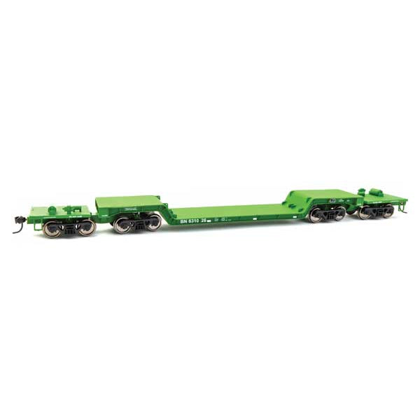 Walthers Mainline 8-axle Depressed Center Flatcar flat BN #631026