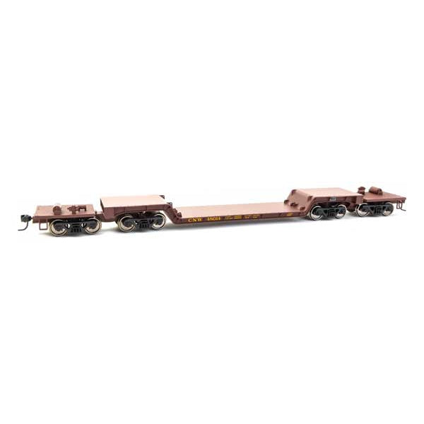 Walthers Mainline 8-axle Depressed Center Flatcar flat CNW #48014