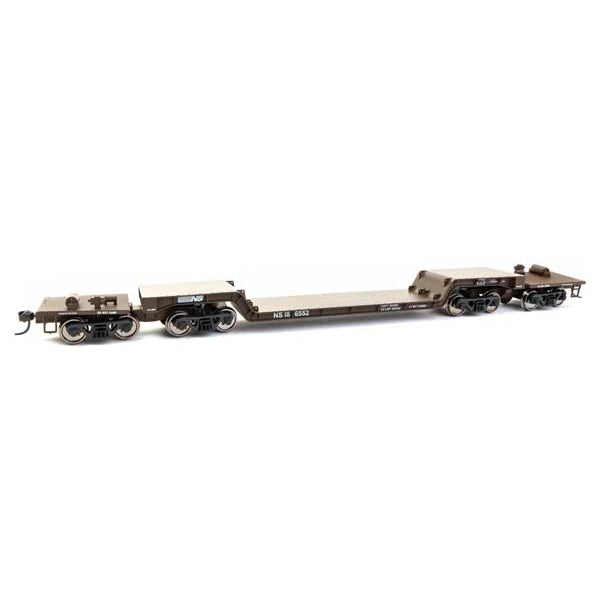 Walthers Mainline 8-axle Depressed Center Flatcar flat NS #186552