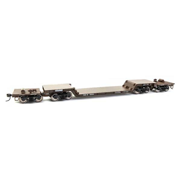 Walthers Mainline 8-axle Depressed Center Flatcar flat NS #186555