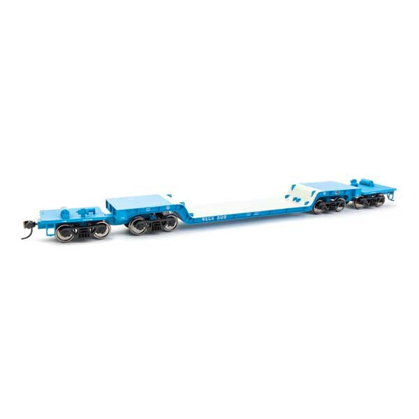 Walthers Mainline 8-axle Depressed Center Flatcar flat WECX #506