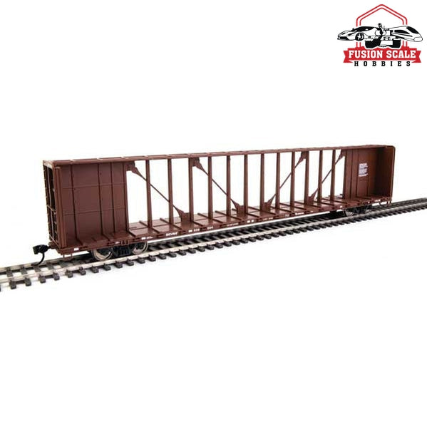 Walthers Mainline HO Scale 72' Centerbeam Flatcar w/Standard Beam Ready to Run BNSF #559504