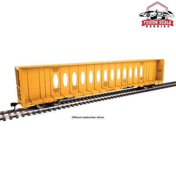 Walthers Mainline HO Scale 72' Centerbeam Flatcar w/Opera Windows Ready to Run Trailer Train TTZX #86323