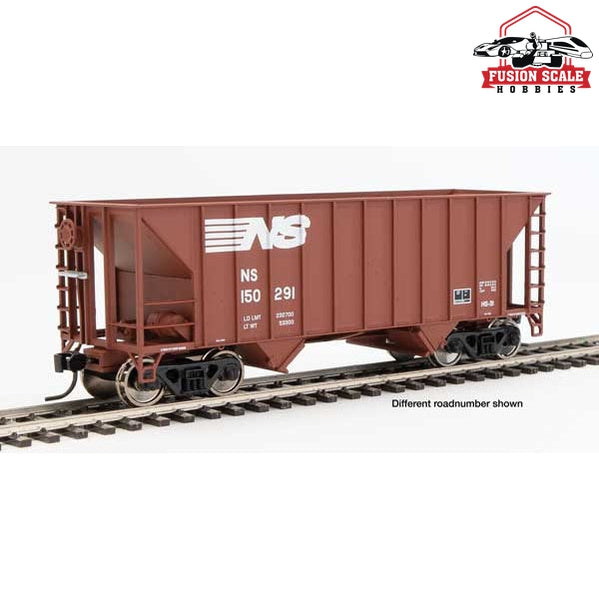 Walthers Mainline HO Scale 34' 100-Ton 2-Bay Hopper Ready to Run Norfolk Southern #150294