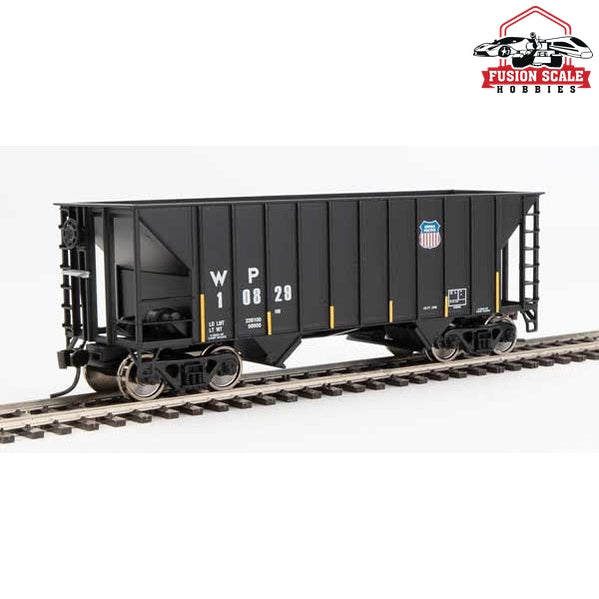Walthers Mainline HO Scale 34' 100-Ton 2-Bay Hopper Ready to Run Union Pacific(R)/WP(TM) #10829