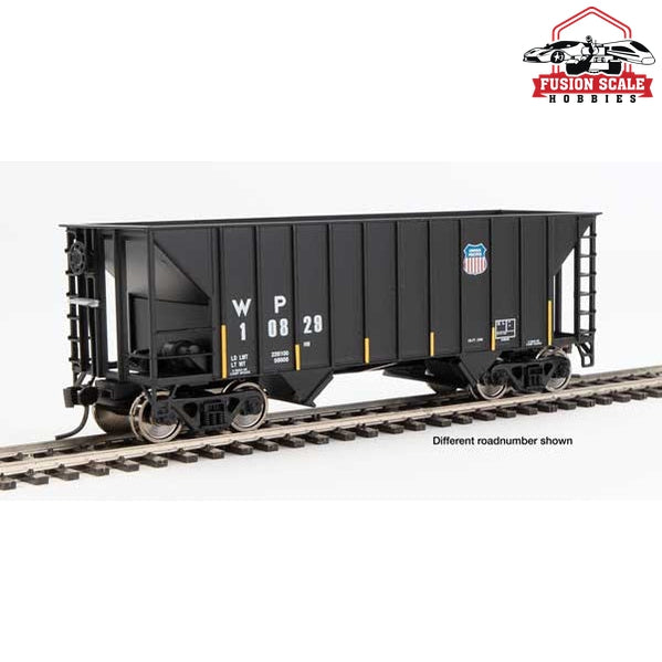 Walthers Mainline HO Scale 34' 100-Ton 2-Bay Hopper Ready to Run Union Pacific(R)/WP(TM) #10942