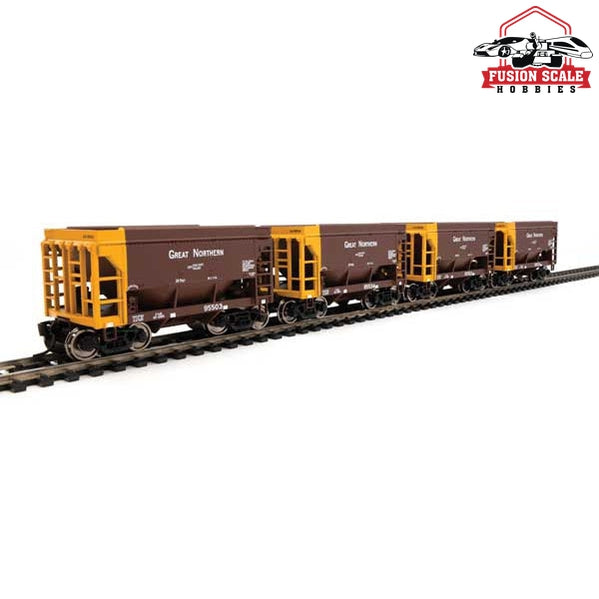 Walthers Mainline HO Scale 24' Minnesota Taconite Ore Car 4-Pack Ready To Run Great Northern #95503, 95534, 95552, 95570