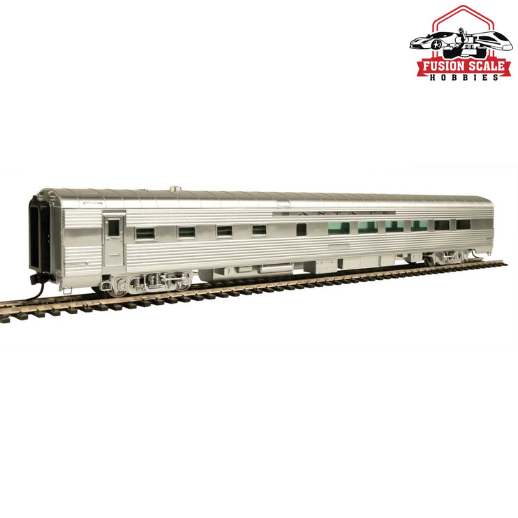 Walthers Proto HO Scale 85' Pullman-Standard 36-Seat Diner - Ready to Run Santa Fe (Real Metal Finish, Includes Decals)