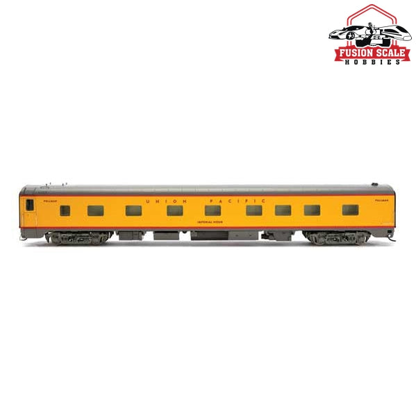 Walthers Proto HO Scale 85' Pullman-Standard 4-4-2 Sleeper Plan #4069H - City of San Francisco Union Pacific(R) - Imperial Hour (yellow, gray, red)