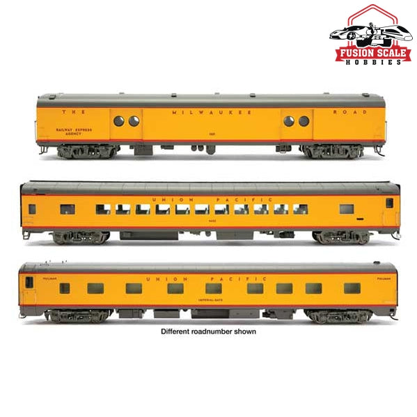 Walthers Proto HO Scale Holiday Season City of San Francisco Consist Expansion Set Standard w/Decals - MILW Express, UP(R) Coach - UP 4-4-2 Sleeper