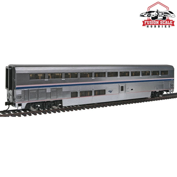 Walthers Proto HO Scale 85' Pullman-Standard Superliner I Coach - Lighted - Ready to Run Amtrak (Phase IVb)