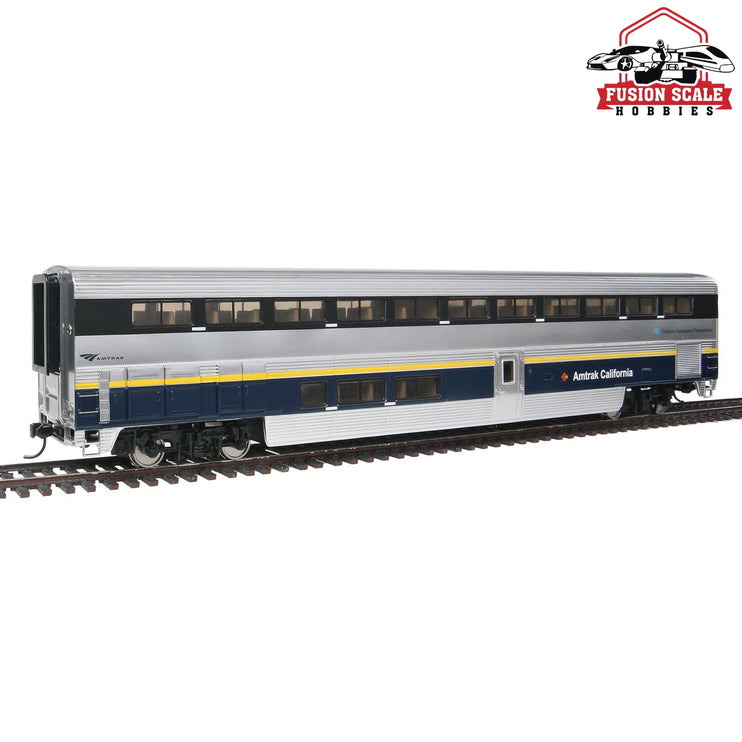 Walthers Proto HO Scale 85' Pullman-Standard Superliner I Coach - Lighted - Ready to Run Amtrak California