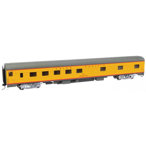Walthers Proto 85' Budd 10-6 Sleeper Lighted Union Pacific(R) Heritage Fleet Cabarton; Early w/printed name, number decals