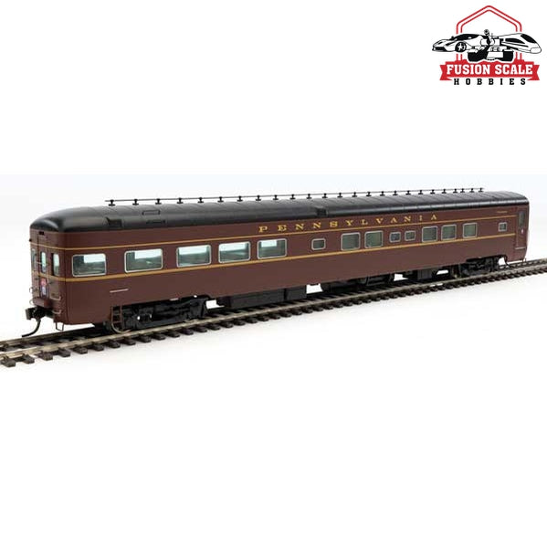 Walthers Proto HO Scale 85' Pullman-Standard Bedroom-Buffet-Lounge-Observation Pennsylvania Railroad View Series w/Standard Tail Sign