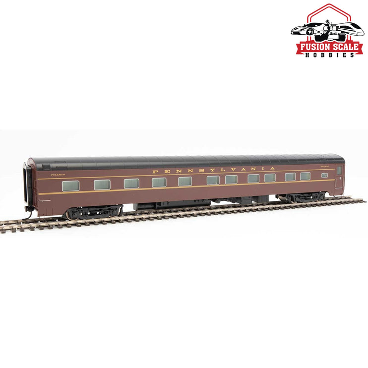 Walthers Proto HO Scale 85' Pullman-Standard 10-6 Sleeper Plan 4129 - LED Lighting, No Skirts Pennsylvania Railroad (Class PS106A, Includes Decals)