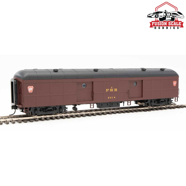 Walthers Proto HO Scale 60' Pennsylvania Class B60b Baggage Car w/Standard Doors Pennsylvania Railroad #9014 (Modern, Keystone, Non-Messanger)