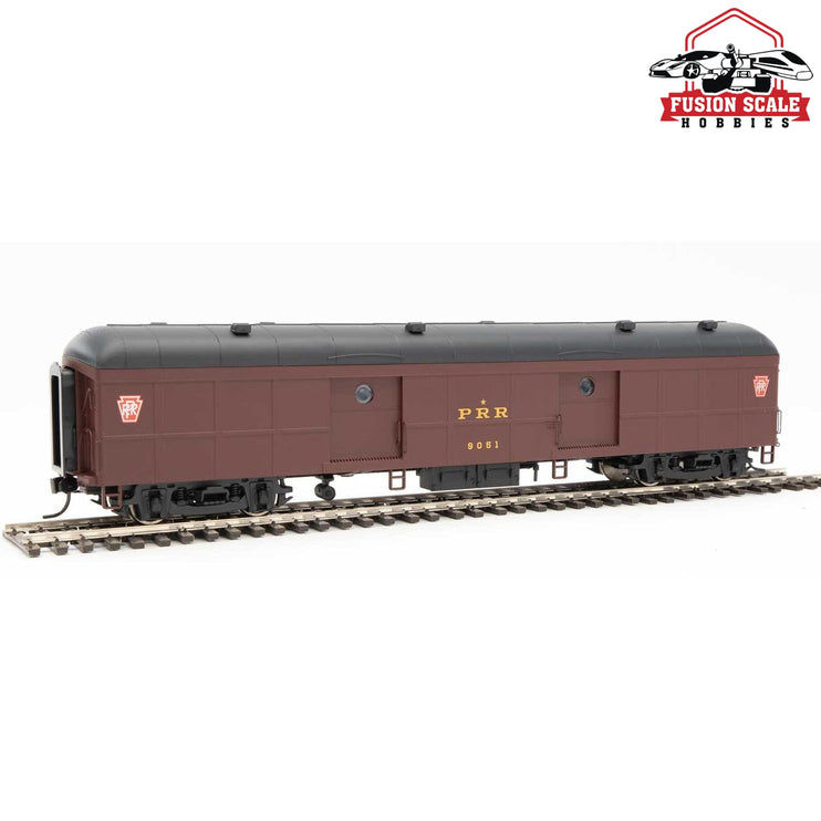 Walthers Proto HO Scale 60' Pennsylvania Class B60b Baggage Car w/Standard Doors Pennsylvania Railroad #9051 (Modern w/Keystone, Non Messenger)