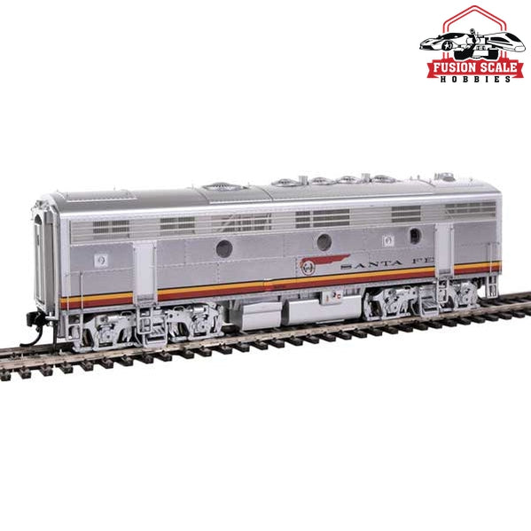 Walthers Proto HO Scale EMD F7B - LokSound 5 Sound & DCC Santa Fe #312B (Warbonnet, red, silver)