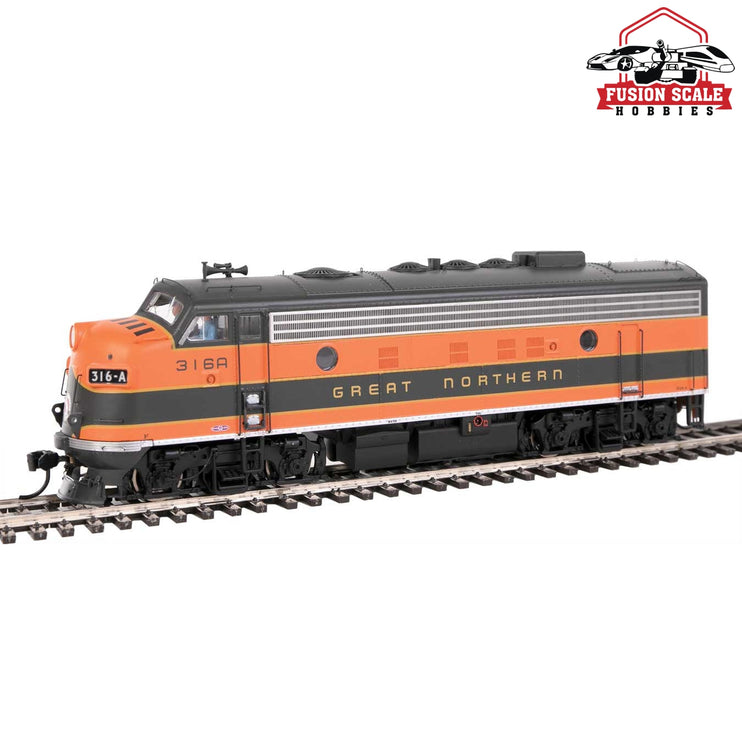 Walthers Proto HO Scale EMD F7A-B Set - LokSound 5 Sound & DCC Great Northern #316A, 316B