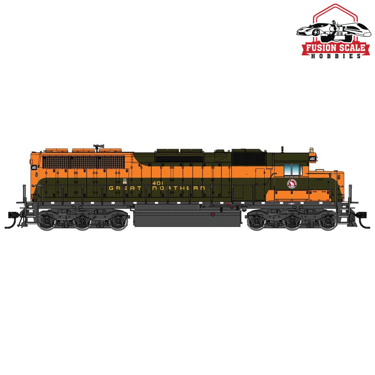 Walthers Proto HO Scale EMD SD45 - LokSound 5 Sound & DCC Great Northern #401