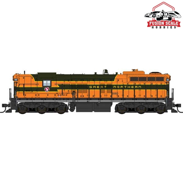 Walthers Proto HO Scale EMD SD9 - ESU LokSound 5 Sound & DCC Great Northern #590 (orange, green)