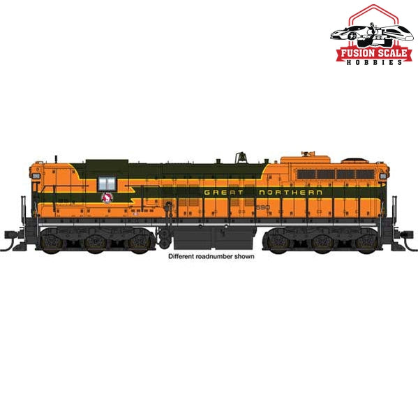 Walthers Proto HO Scale EMD SD9 - ESU LokSound 5 Sound & DCC Great Northern #595 (orange, green)