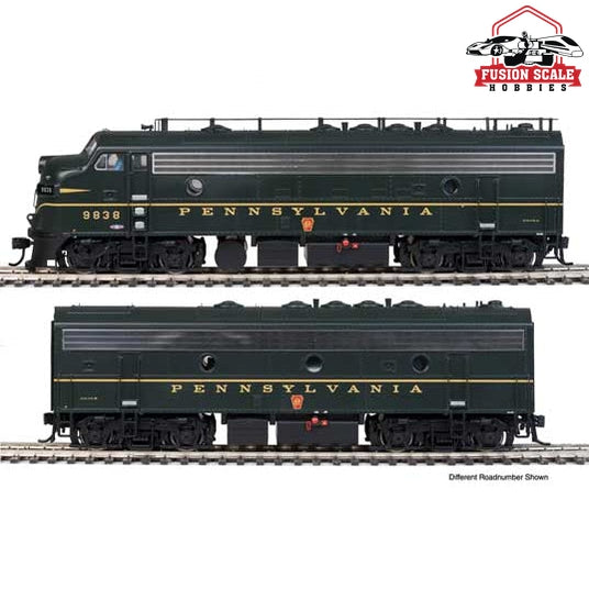 Walthers Proto HO Scale EMD FP7 & F7B LokSound 5 Sound & DCC Pennsylvania Railroad EFP-15 #9854A, EH-15 #9854B (Brunswick Green, Keystone