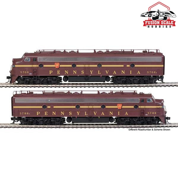 Walthers Proto HO Scale EMD E8 A-A with LokSound 5 Sound & DCC Pennsylvania Railroad Class EP-22 #5705A, 5763A (five-stripe)