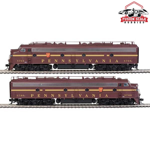 Walthers Proto HO Scale EMD E8 A-A with LokSound 5 Sound & DCC Pennsylvania Railroad Class EP-22 #5706A, 5788A (single-stripe)