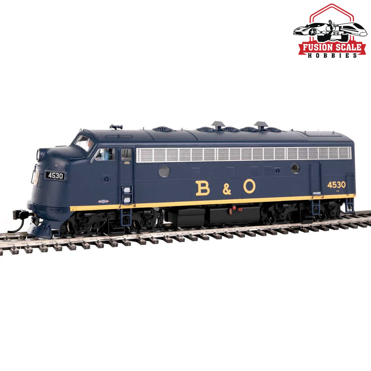 Walthers Proto HO Scale EMD F7A-B Set - Standard DC Baltimore & Ohio #4530, 5475