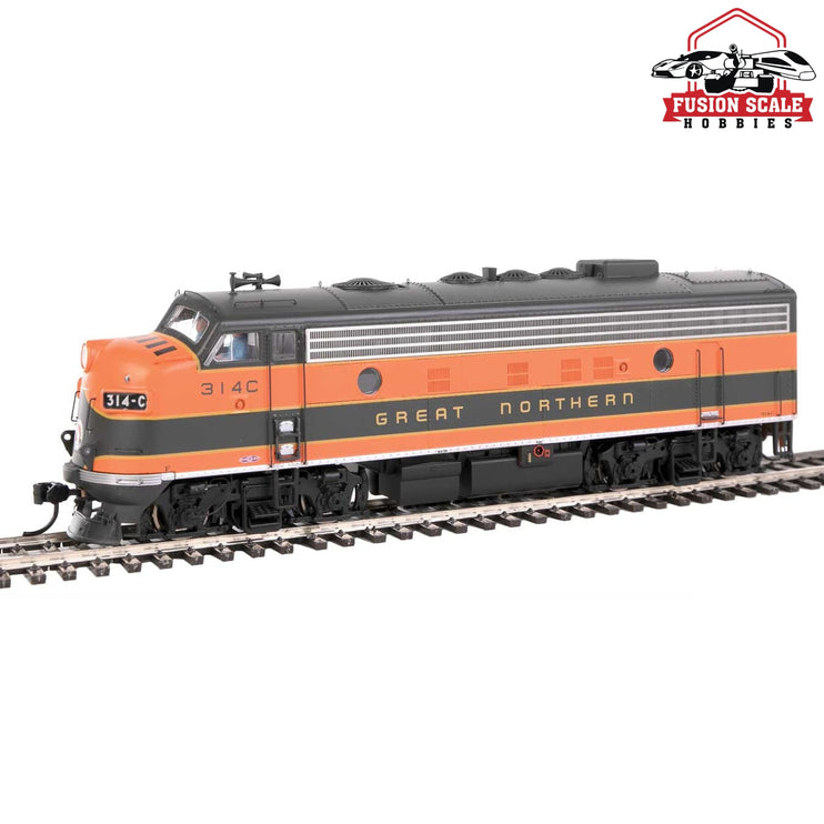 Walthers Proto HO Scale EMD F7A - Standard DC Great Northern #314C