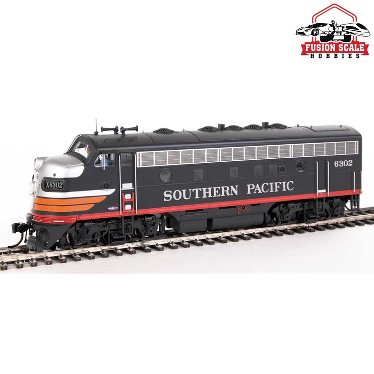 Walthers Proto HO Scale EMD F7A-B Set - Standard DC Southern Pacific(TM) #6302, 8202 (Black Widow)