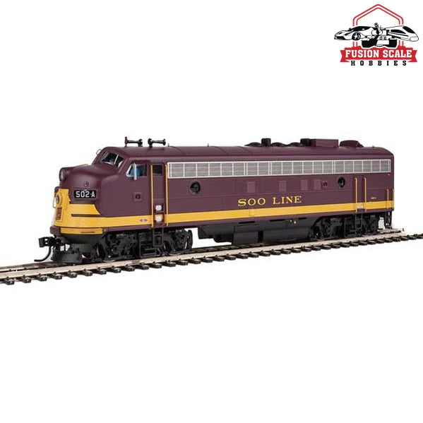 Walthers Proto HO Scale EMD FP7 Standard DC Soo Line 502A (Maroon, Dulux Gold, black)