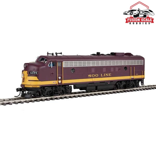 Walthers Proto HO Scale EMD FP7 Standard DC Soo Line 503A (Maroon, Dulux Gold, black)