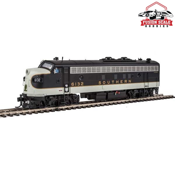 Walthers Proto HO Scale EMD FP7 - FP7 Standard DC Southern Railway 6132, 6148 (black, white, Dulux Gold)